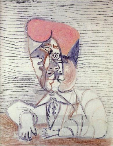 Bust of a man 1972 Pablo Picasso Oil Paintings